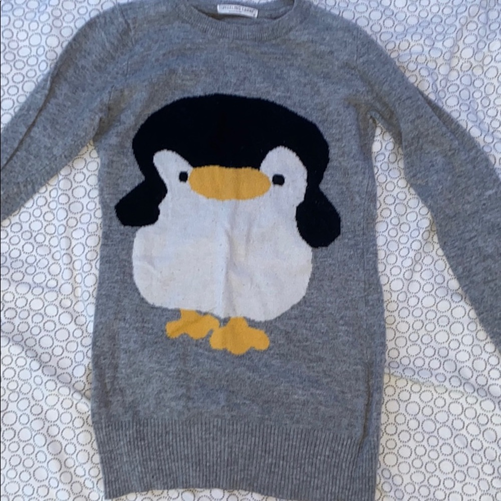 Women’s Gray Penguin Sweater